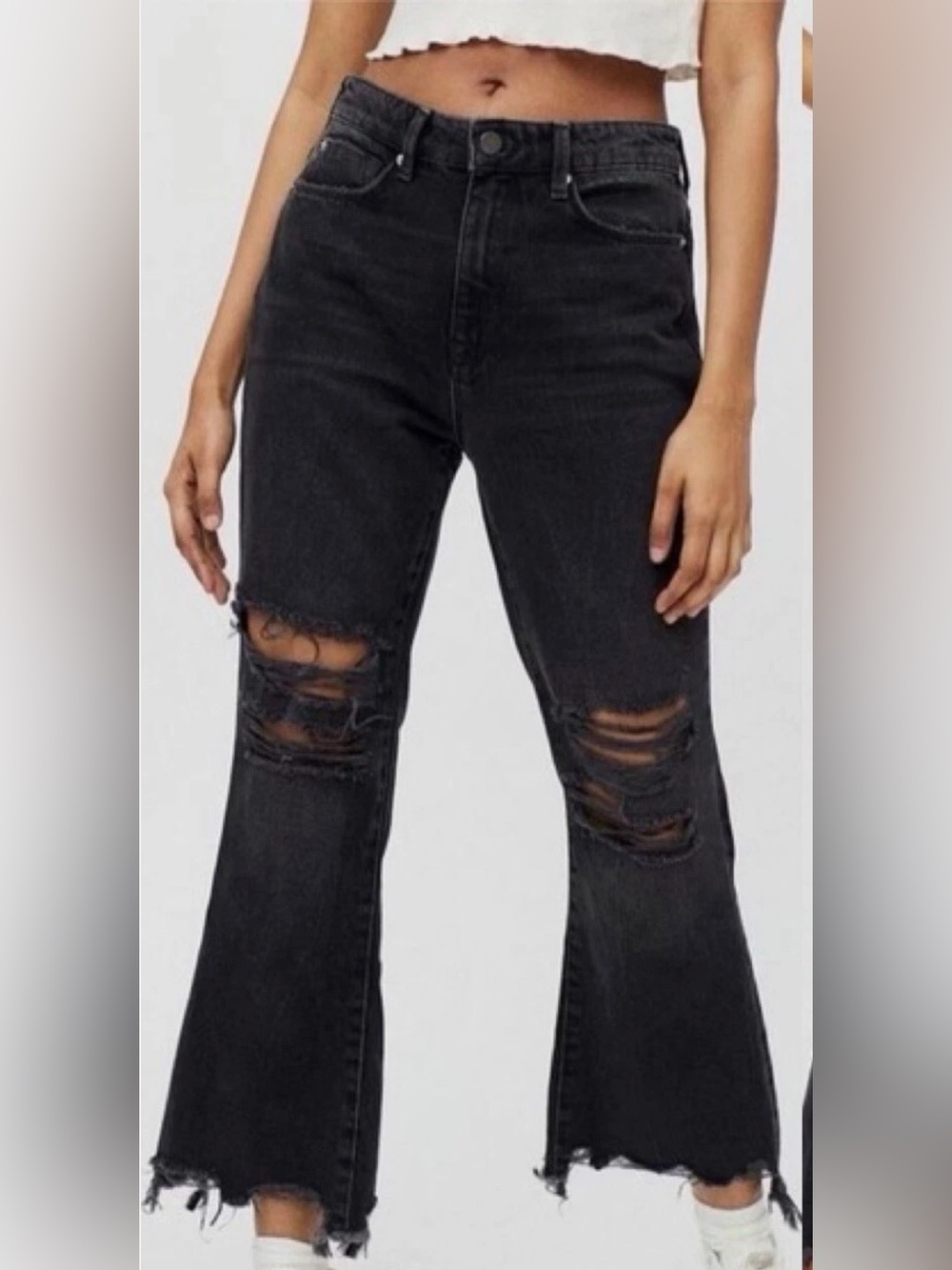 NWOT BDG Wilco high waisted cropped flare jean size 29